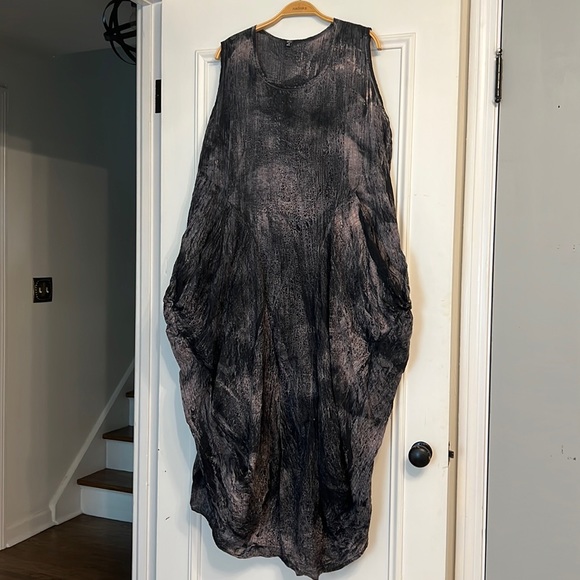 DRESS TO KILL BY JANE MOHR OSFA OVERSIZED SMOCK DRESS WITH POCKETS 🌟 - Picture 1 of 4